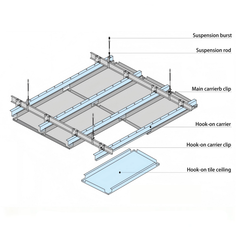 Accessories for Hook-on Ceiling Panels